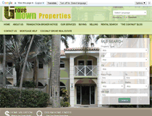 Tablet Screenshot of grovetownproperties.com